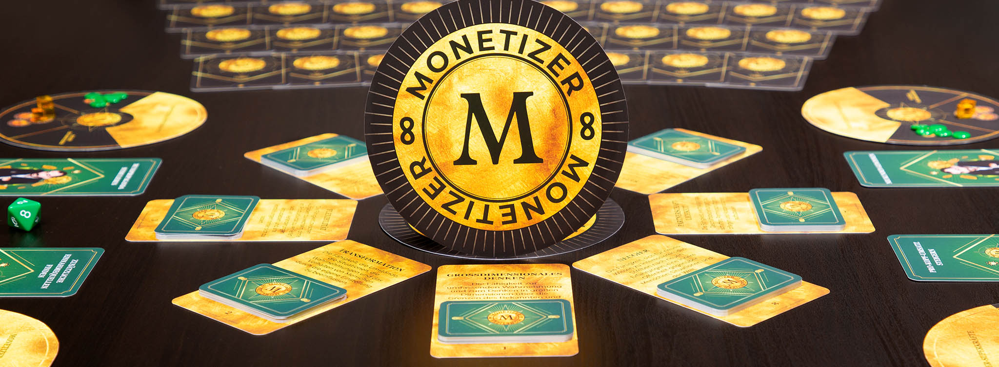 Das Monetizer-Spiel wird in Online- und Offline-Formaten angeboten
